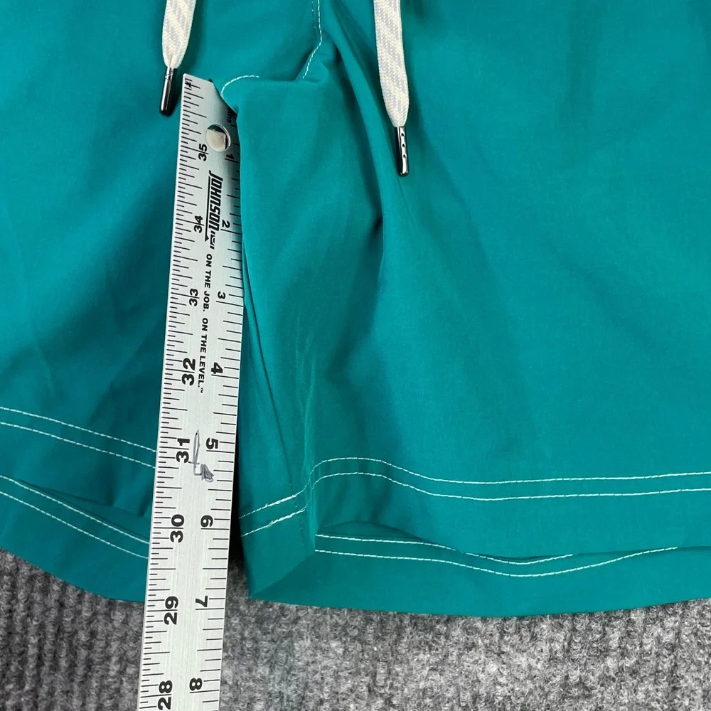 Sonoma Swim Trunks Mens Small Teal Blue Color Block 7